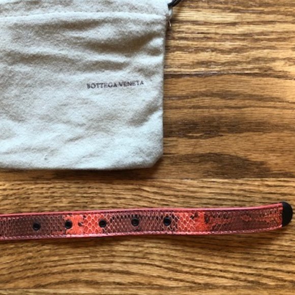 Bottega Veneta NWOT Python Skinny Belt main image 5